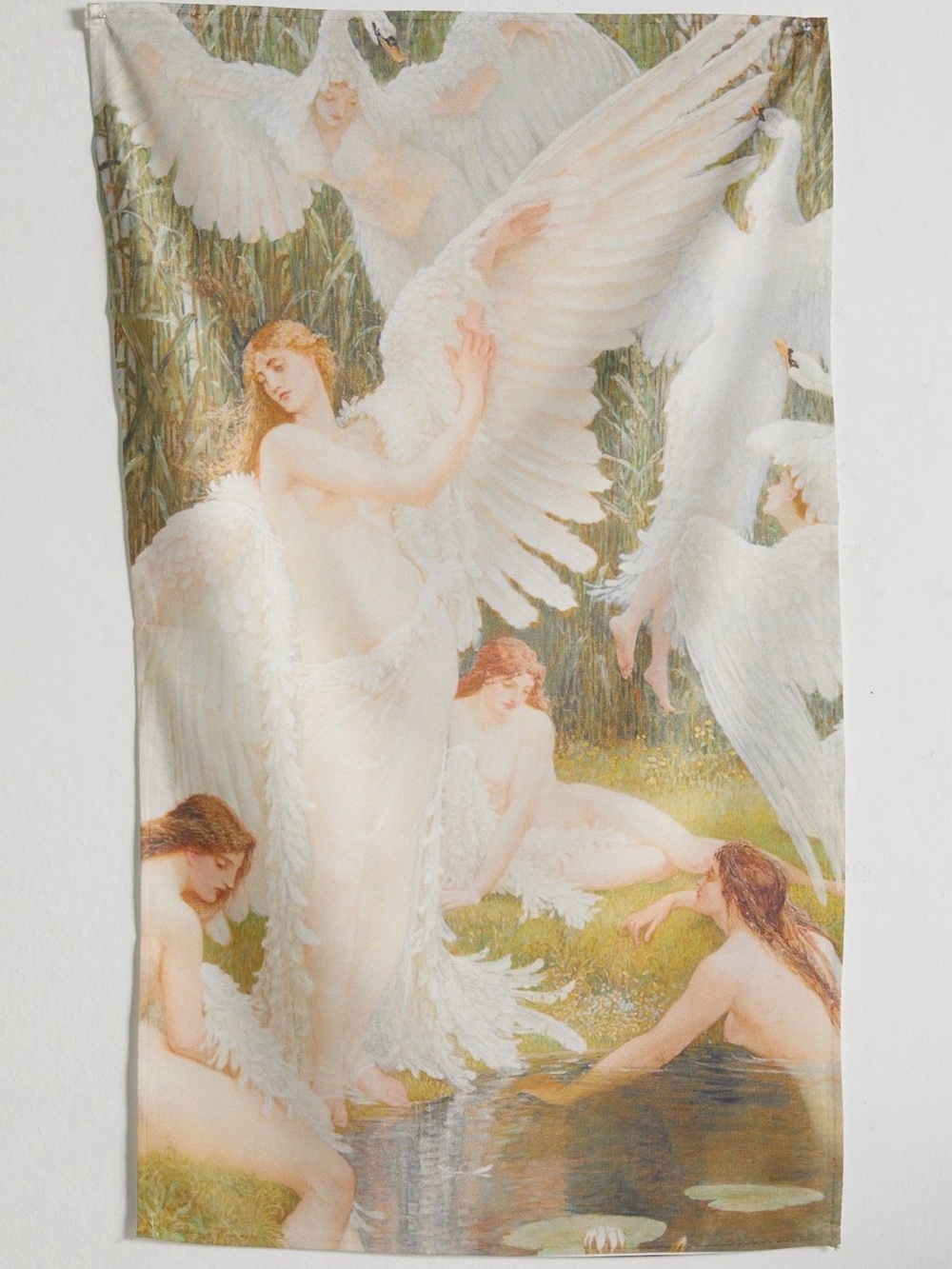 Urban Outfitters Tapestry William Crane for Deny The Swan Maidens |Large 50”x60”